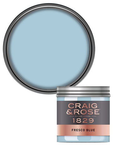 Craig and Rose Chalky Emulsion 50ml Tester Pot - Fresco Blue