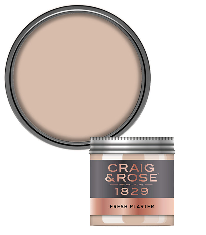 Craig and Rose Chalky Emulsion 50ml Tester Pot - Fresh Plaster