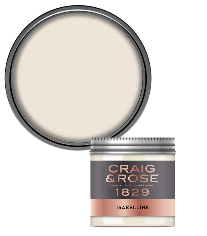 Craig and Rose Chalky Emulsion 50ml Tester Pot - Isabelline
