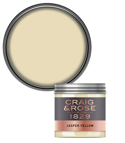 Craig and Rose Chalky Emulsion 50ml Tester Pot - Jasper Yellow