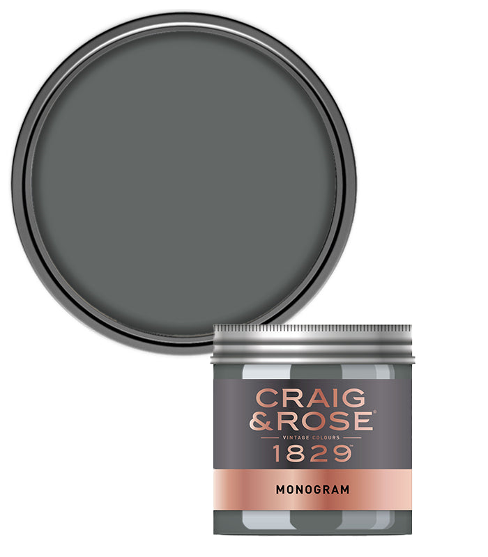 Craig and Rose Chalky Emulsion 50ml Tester Pot - Monogram