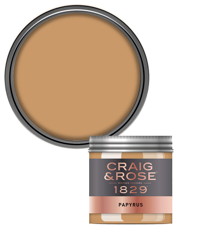 Craig and Rose Chalky Emulsion 50ml Tester Pot - Papyrus