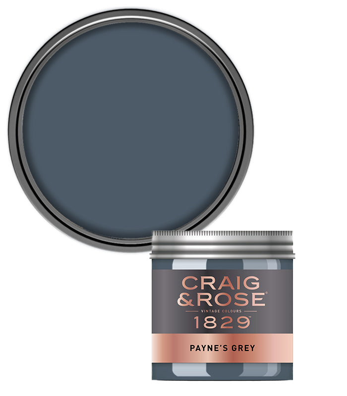 Craig and Rose Chalky Emulsion 50ml Tester Pot - Payne's Grey
