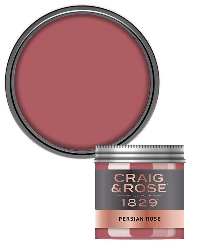 Craig and Rose Chalky Emulsion 50ml Tester Pot - Persian Rose