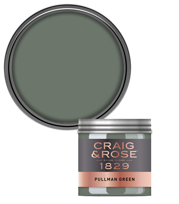 Craig and Rose Chalky Emulsion 50ml Tester Pot - Pullman Green