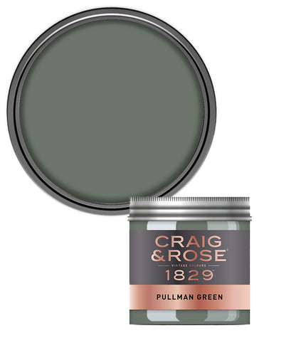 Craig and Rose Chalky Emulsion 50ml Tester Pot - Pullman Green