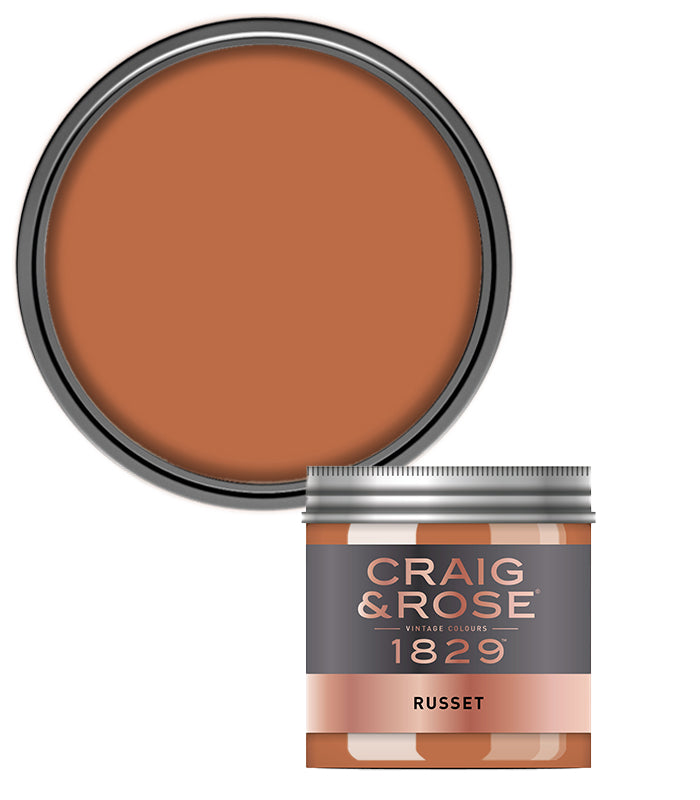 Craig and Rose Chalky Emulsion 50ml Tester Pot - Russet