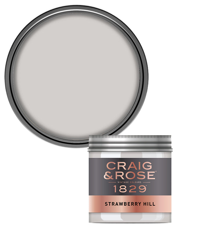 Craig and Rose Chalky Emulsion 50ml Tester Pot - Strawberry Hill