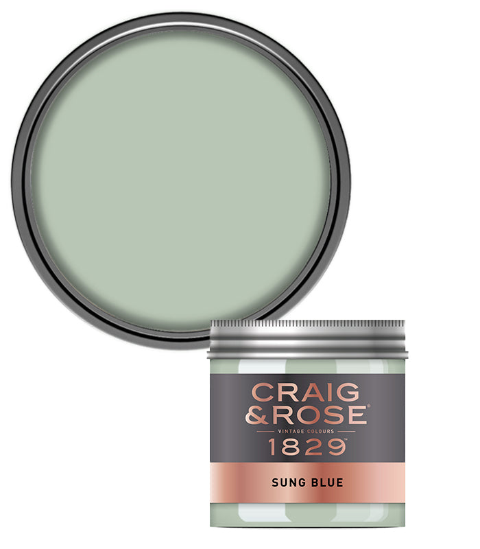 Craig and Rose Chalky Emulsion 50ml Tester Pot - Sung Blue