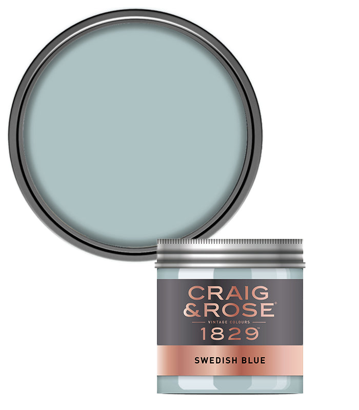 Craig and Rose Chalky Emulsion 50ml Tester Pot - Swedish Blue