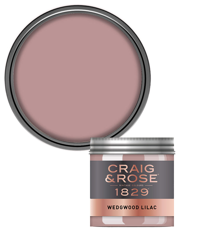 Craig and Rose Chalky Emulsion 50ml Tester Pot - Wedgwood Lilac