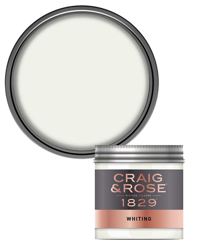 Craig and Rose Chalky Emulsion 50ml Tester Pot - Whiting