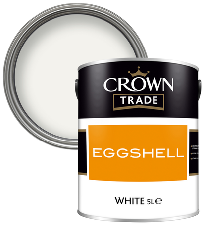 Crown Trade Eggshell - White - 5L