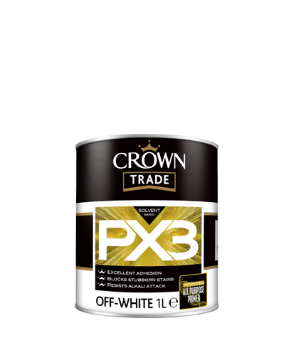 Crown Trade All Purpose Primer PX3 - Off White - 1L