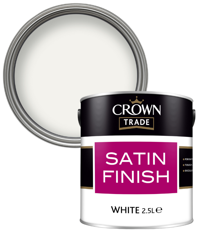 Crown Trade Satin Finish - White - 2.5L