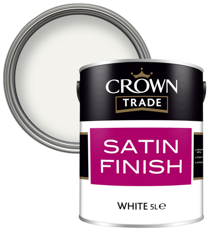 Crown Trade Satin Finish - White - 5L