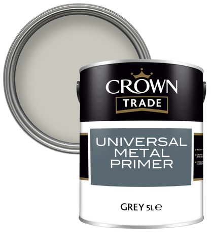 Crown Trade Universal Metal Primer - Grey - 5L