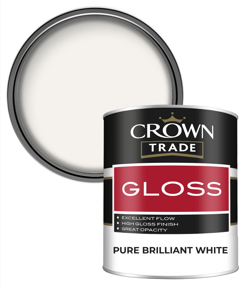 Crown Trade Gloss - Brilliant White - 2.5L