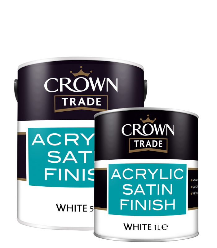 Crown Trade Acrylic Satin