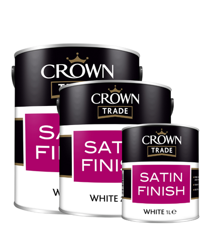 Crown Trade Satin Finish - White