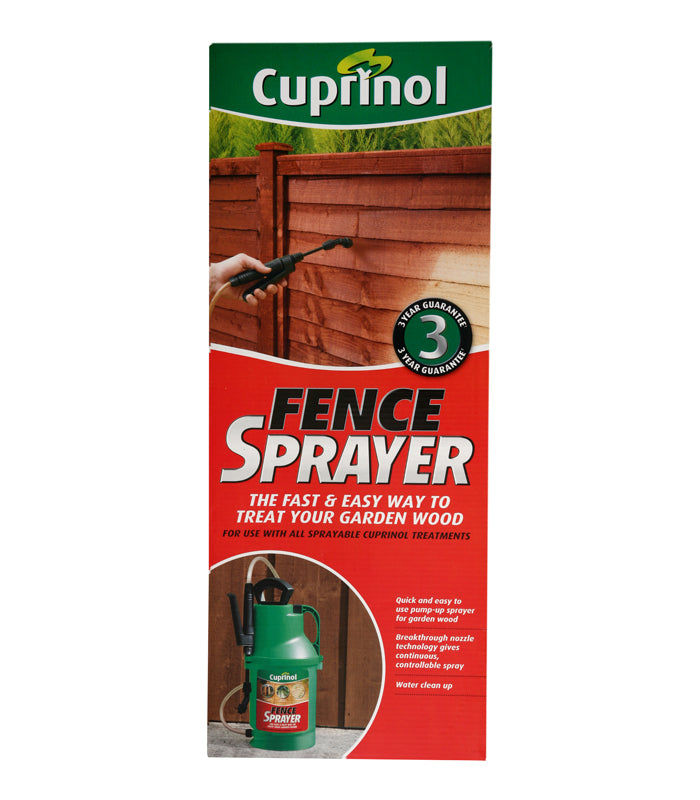 Cuprinol Fence Sprayer Quick And Easy To Use Pump-up Sprayer For Garden Wood