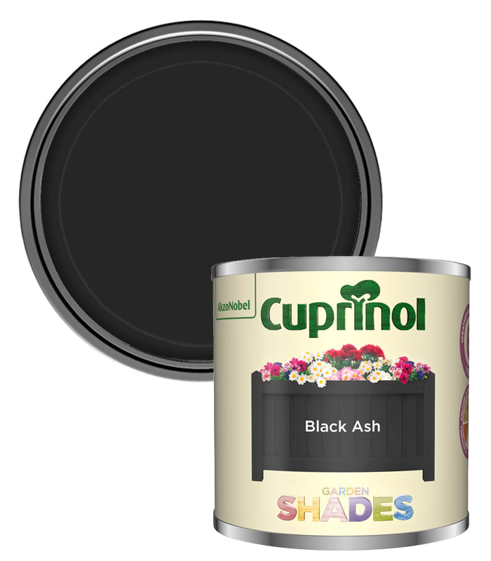 Cuprinol Garden Shades Tester Paint Pot - 125ml - Black Ash