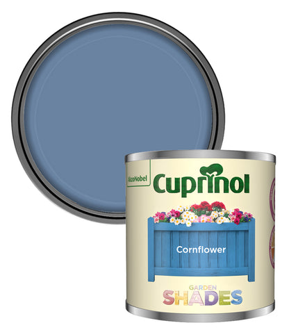 Cuprinol Garden Shades Tester Paint Pot - 125ml - Cornflower
