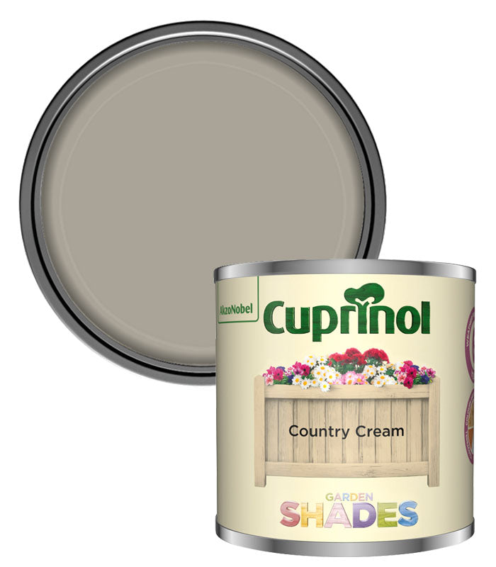 Cuprinol Garden Shades Tester Paint Pot - 125ml - Country Cream