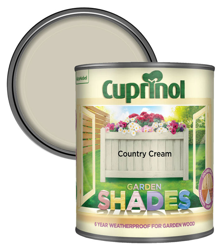 Cuprinol Garden Shades - Country Cream - 1L