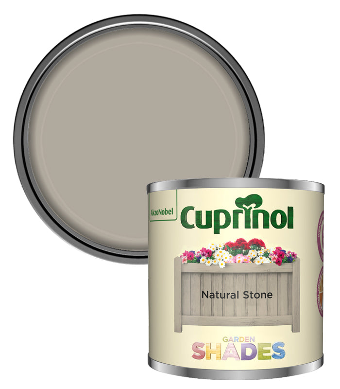 Cuprinol Garden Shades Tester Paint Pot - 125ml - Natural Stone