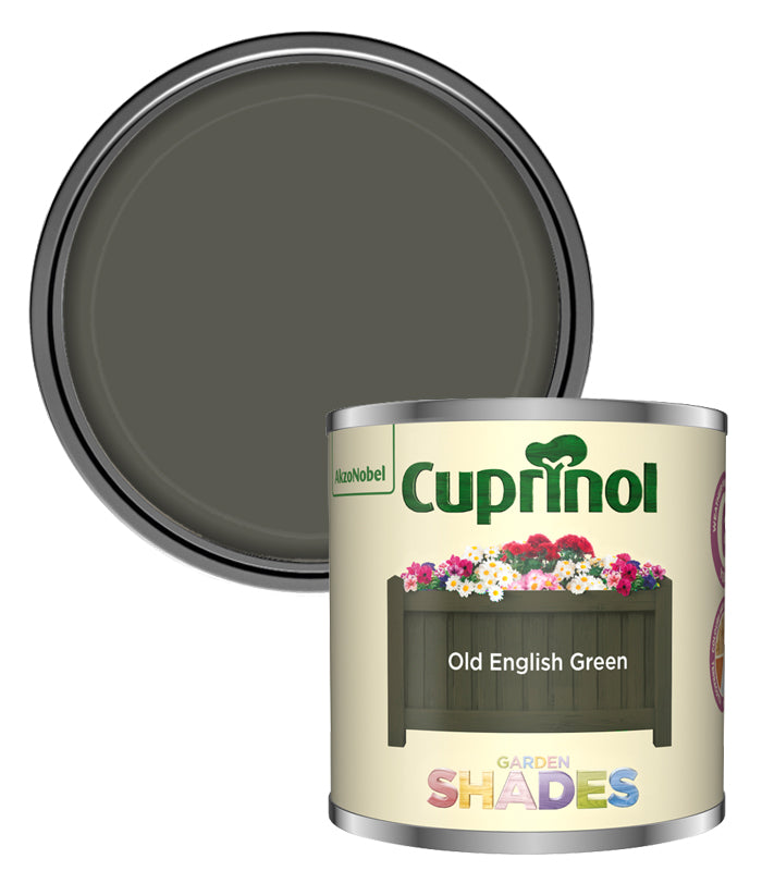 Cuprinol Garden Shades Tester Paint Pot - 125ml - Old English Green