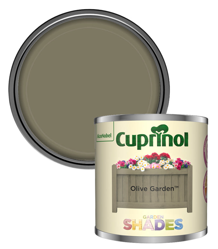 Cuprinol Garden Shades Tester Paint Pot - 125ml - Olive Garden