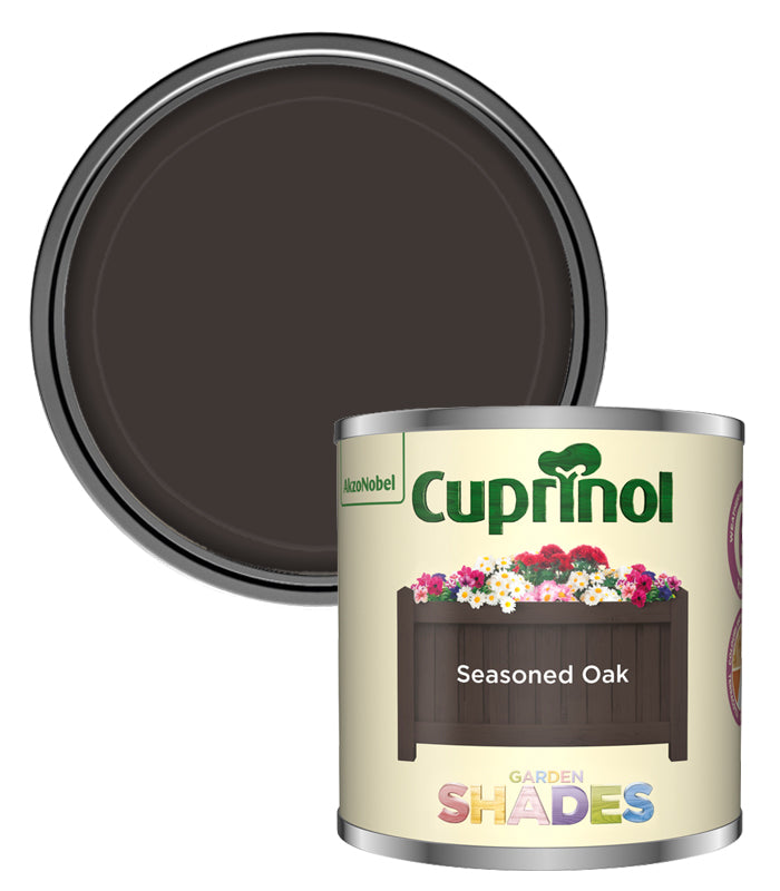 Cuprinol Garden Shades Tester Paint Pot - 125ml - Seasoned Oak