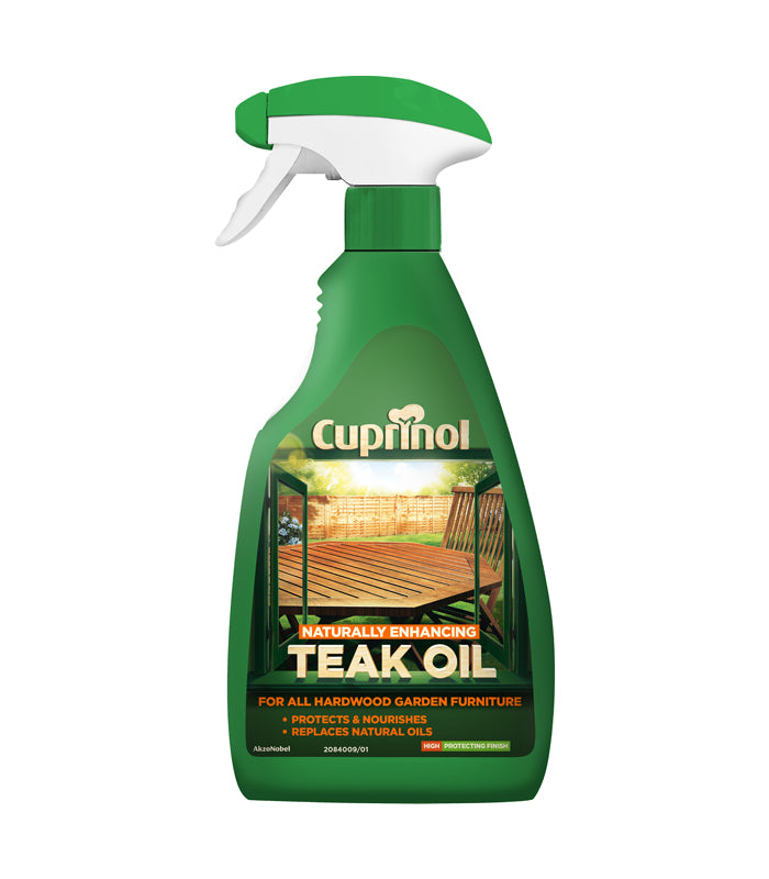 Cuprinol Garden Furniture Teak Oil - 500ml - Trigger Spray