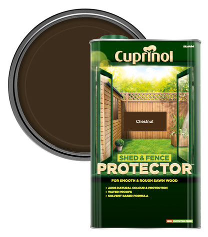 Cuprinol Shed and Fence Protector Chestnut 5 Litre