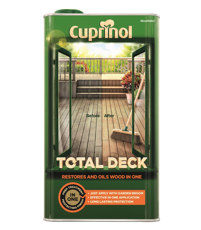 Cuprinol Total Deck Clear - 5L