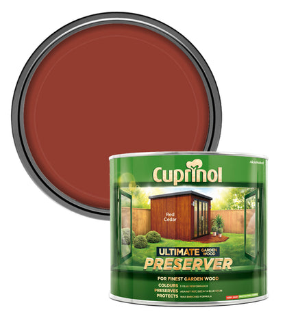 Cuprinol Ultimate Garden Wood Preserver Red Cedar 1L
