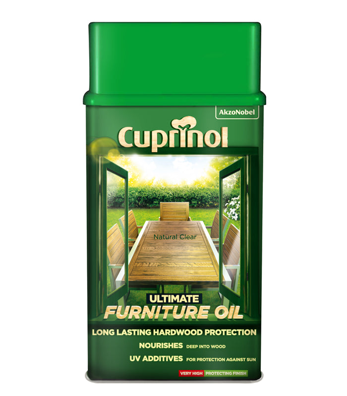 Cuprinol Ultimate Hardwood Furniture Oil - Clear - 1Litre