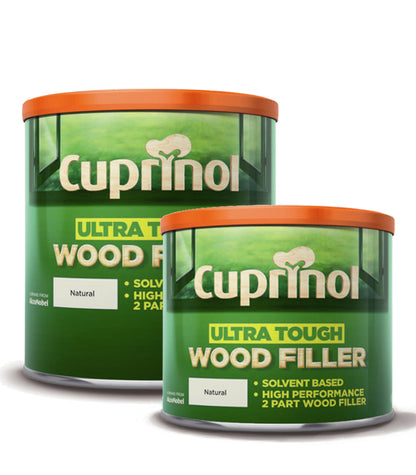 Cuprinol Ultra Tough Wood Filler - High Performance 2 Part - Natural Colour
