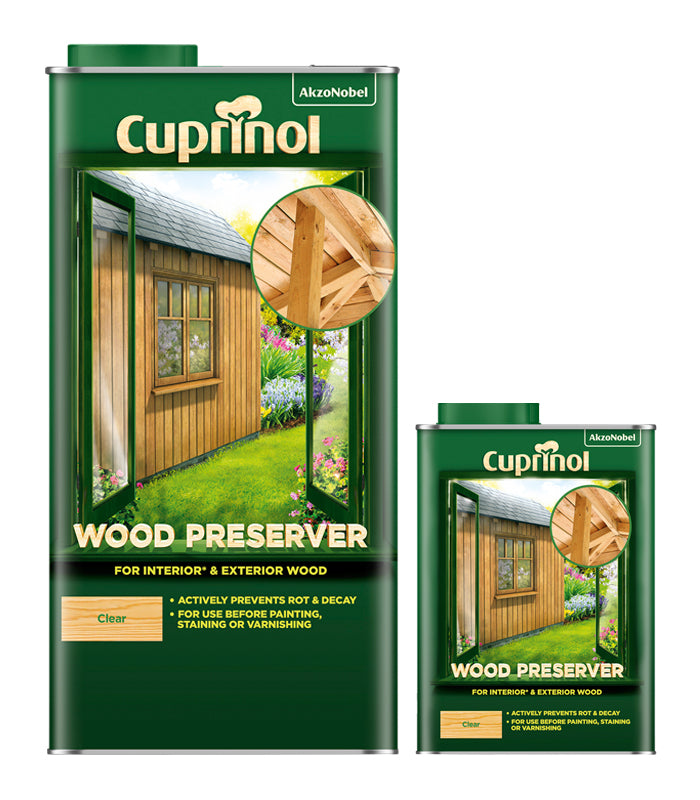 Cuprinol Wood Preserver - Clear - All Sizes