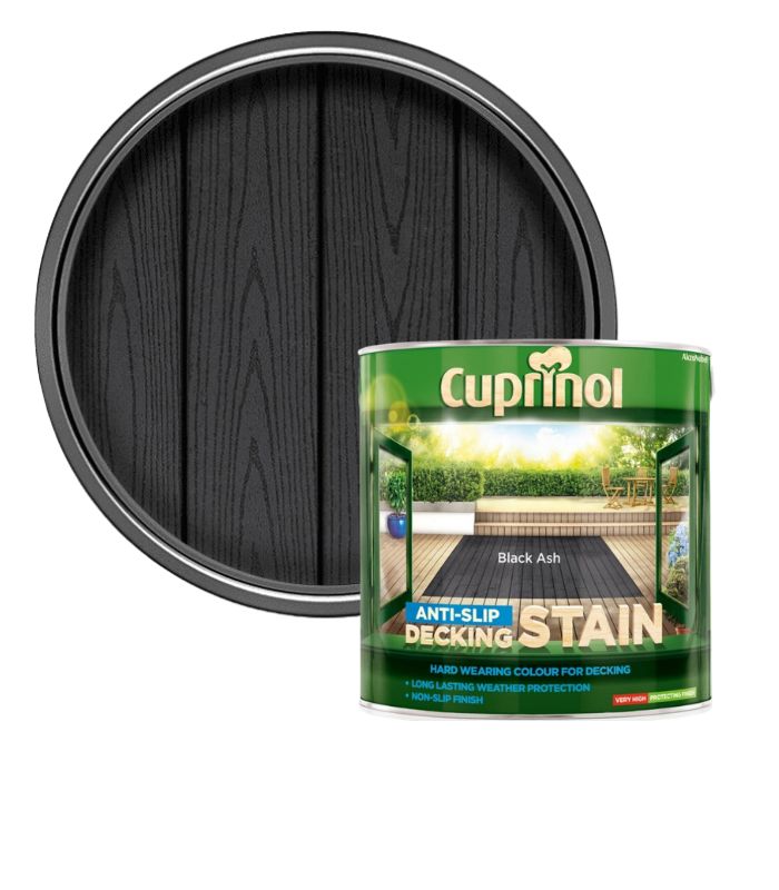 Cuprinol Anti Slip Decking Stain - Black Ash - 2.5 Litre