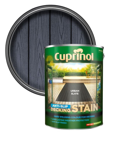 Cuprinol Anti Slip Decking Stain - Urban Slate - 5 Litre