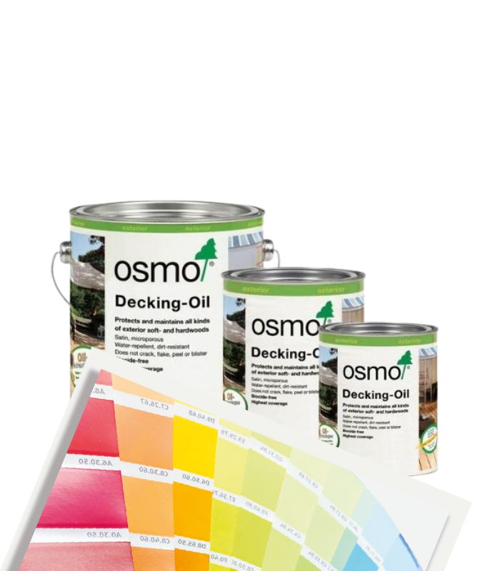 Osmo Decking Oil Satin - Tinted Colour Match