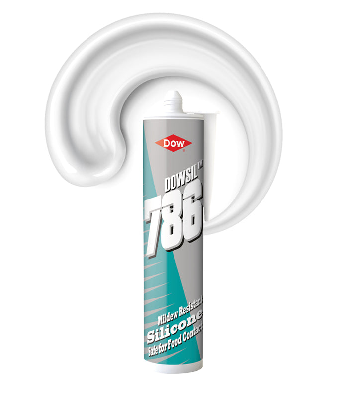 Dowsil 786 Food Grade Silicone Sealant 310ml Cartridge - White