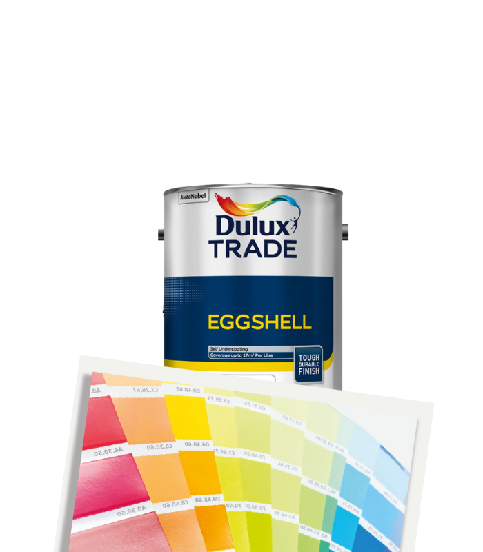 Dulux Trade Eggshell 1L - Tinted Mixed Colour