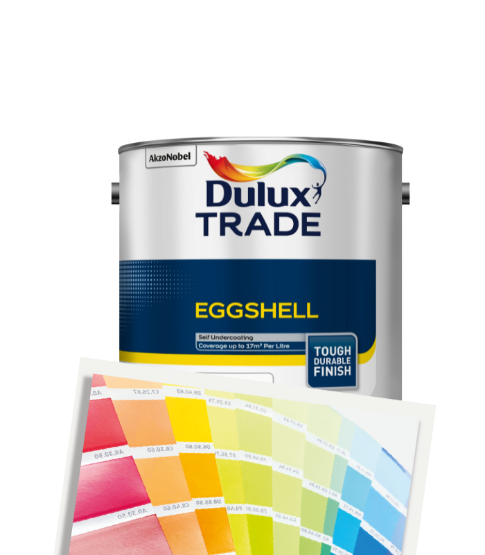 Dulux Trade Eggshell 2.5L - Tinted Mixed Colour