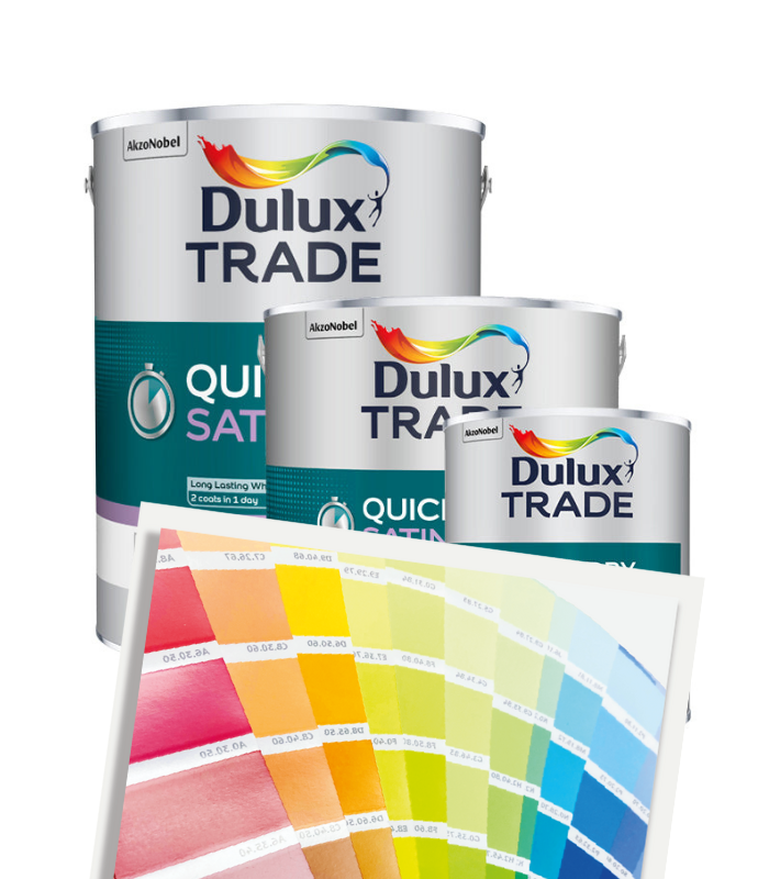 Dulux Trade Quick Dry Satinwood - Tinted Colour Match – Next Day Paint