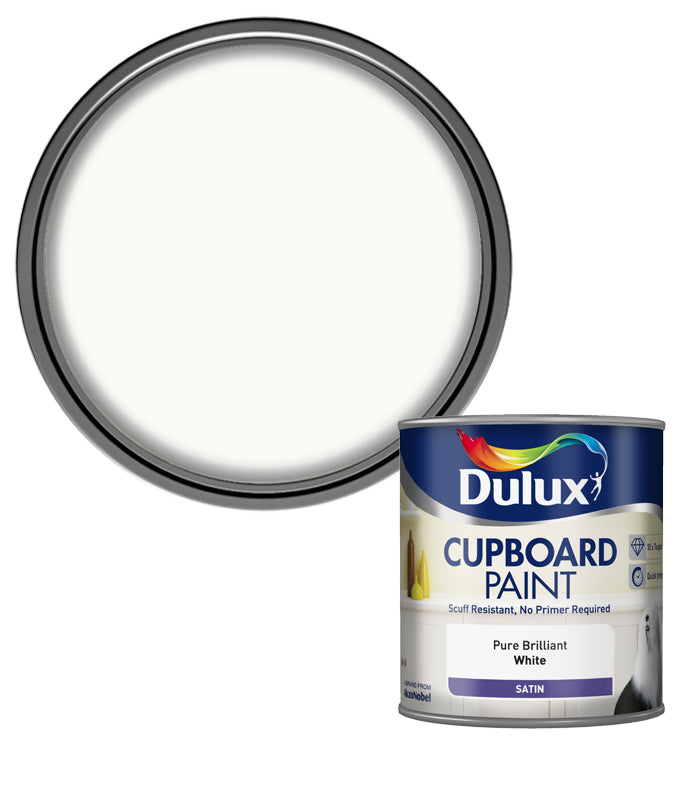 Dulux - Retail Cupboard Paint - 600ml - Pure Brilliant White