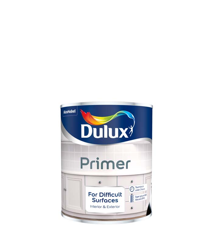 Dulux Difficult Surfaces Primer - 750ml - Interior And Exterior Use