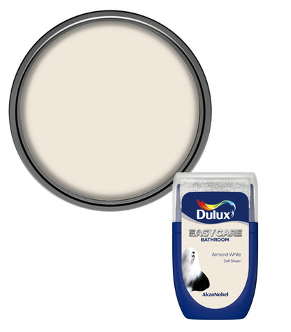 Dulux Easycare Bathroom Soft Sheen Tester Pot - 30ml - Almond White